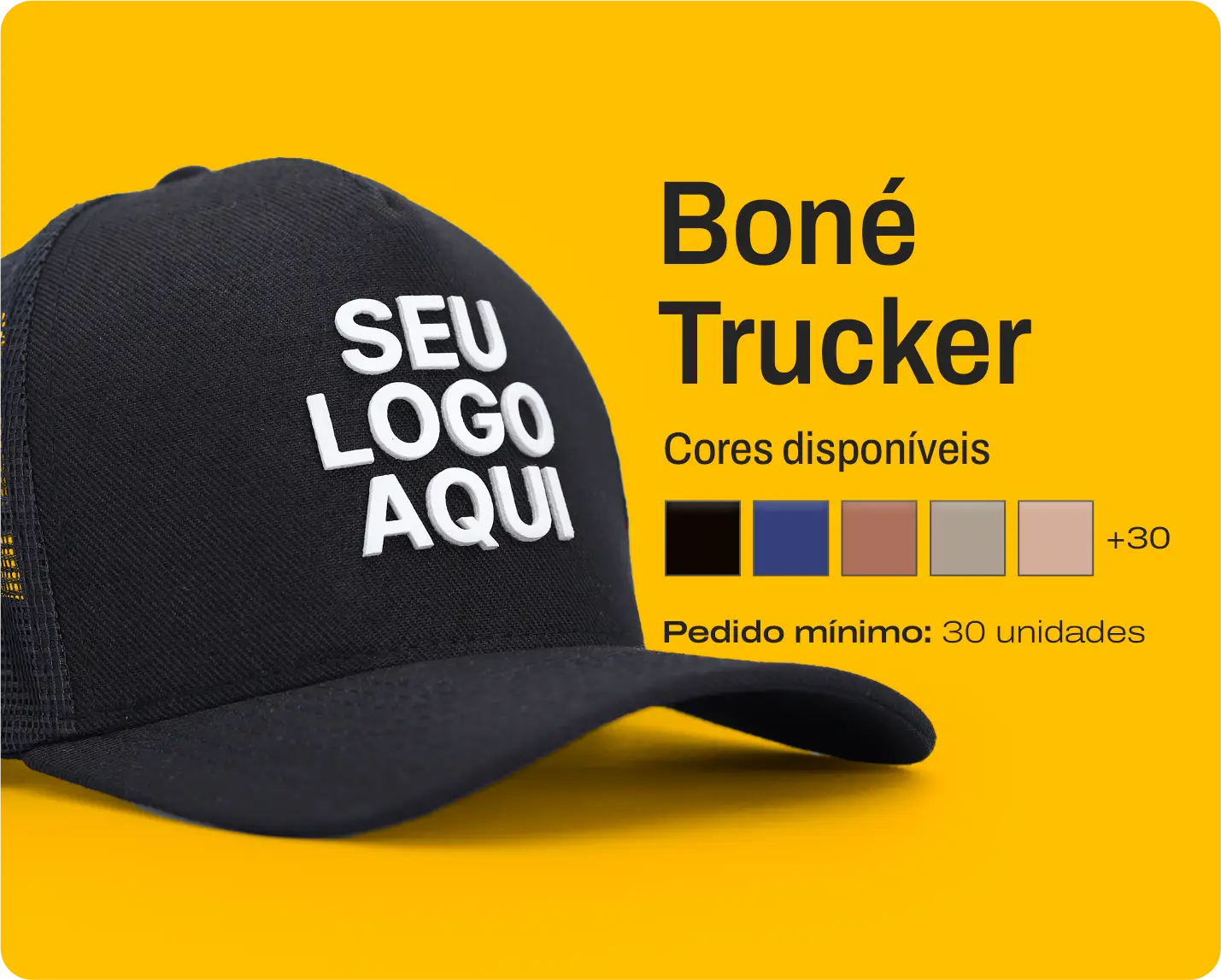 Boné trucker
