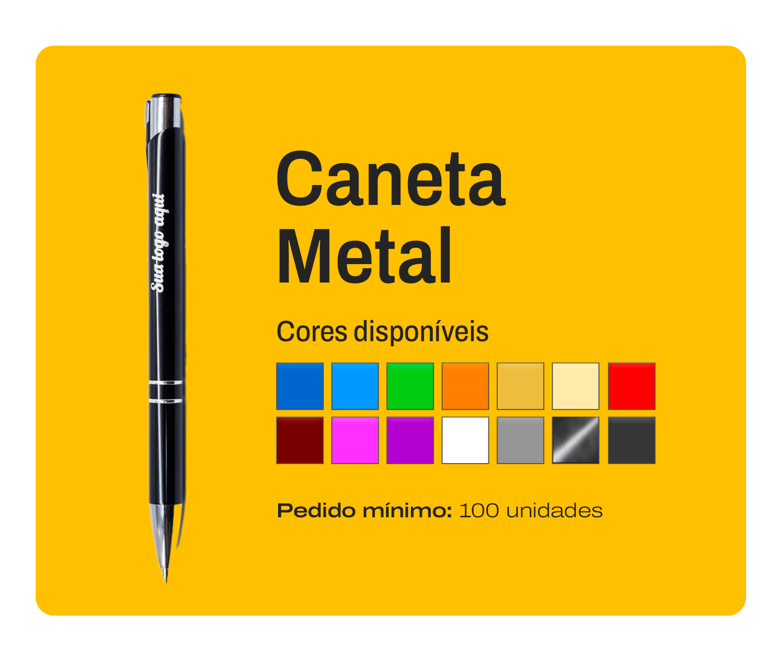 Caneta Metal